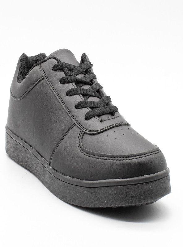 ZAPATILLA HOMBRE NEGRA CON LUCES NEW WALK B632-90 (39-44) | Negro |-0
