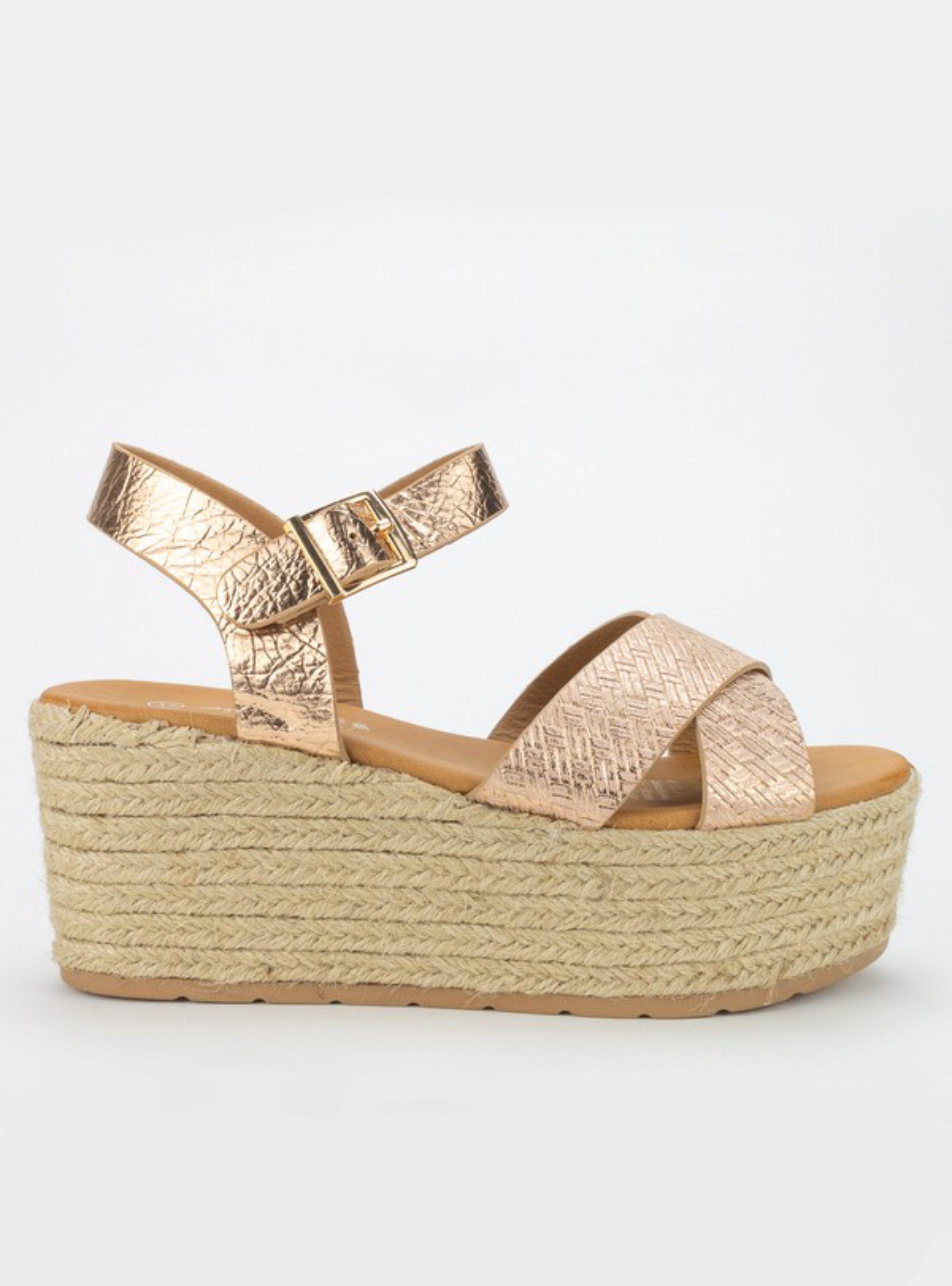 Sandalia Agua de Coco Frida Gold Rose-0