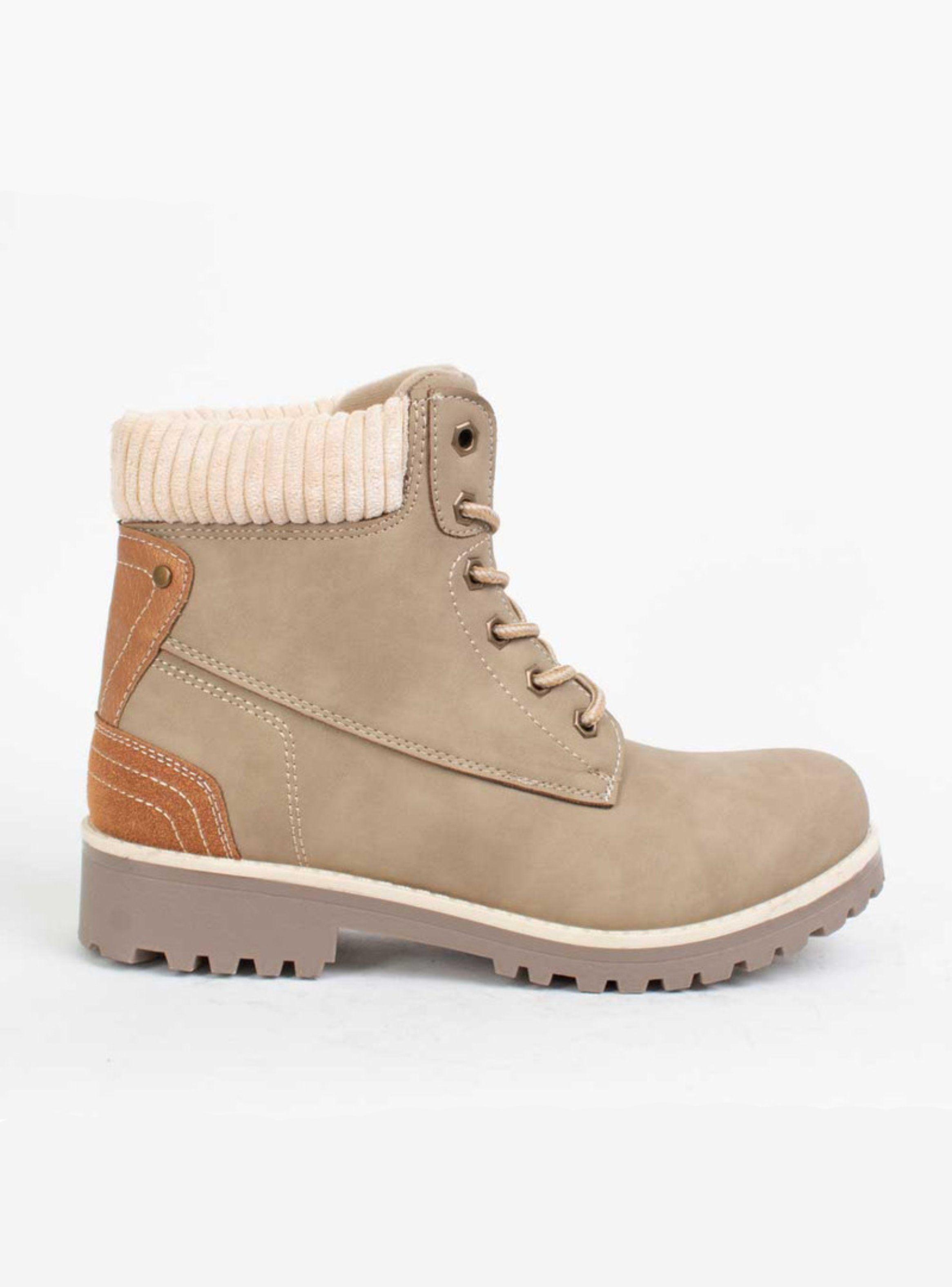 Botín New Walk Outdoor Beige-0