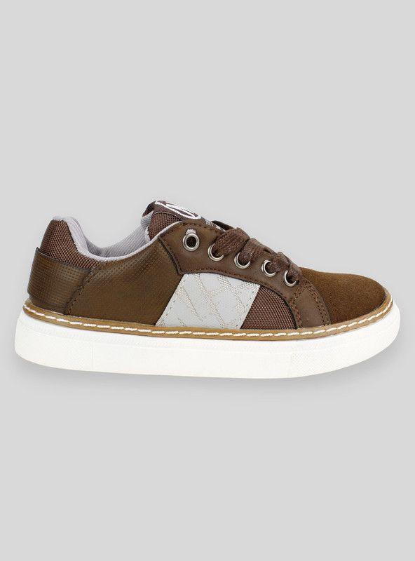 Zapatilla Nat Geo Kids Texturizada Café-0