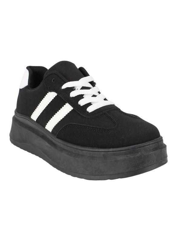 Zapatilla Agua de Coco Darshan Plataforma Negra-1