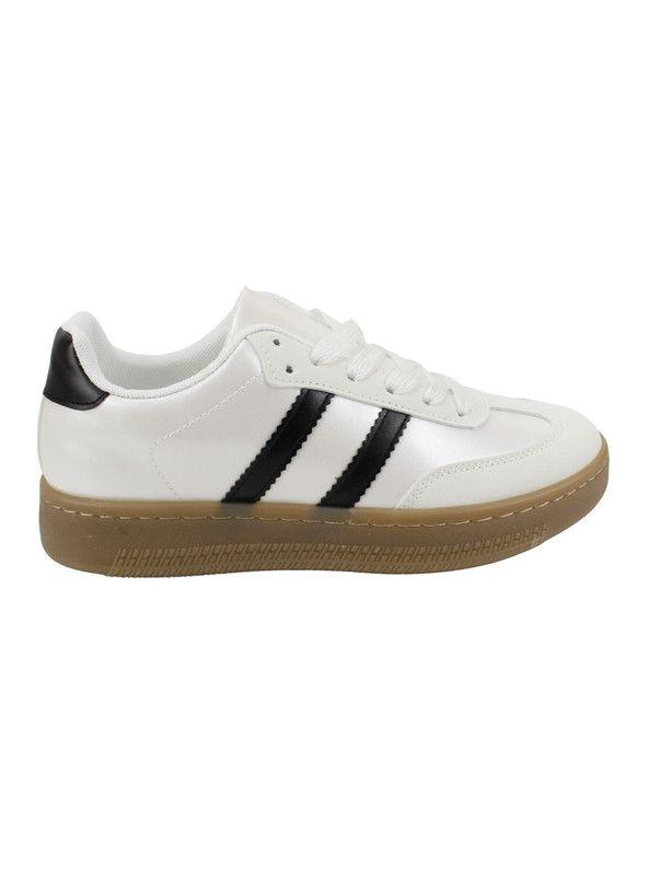 Zapatilla Agua de Coco Retro Shine Blanca-0