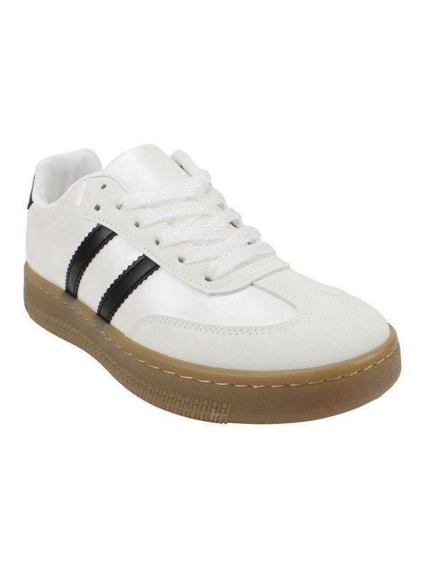Zapatilla Agua de Coco Retro Shine Blanca-1