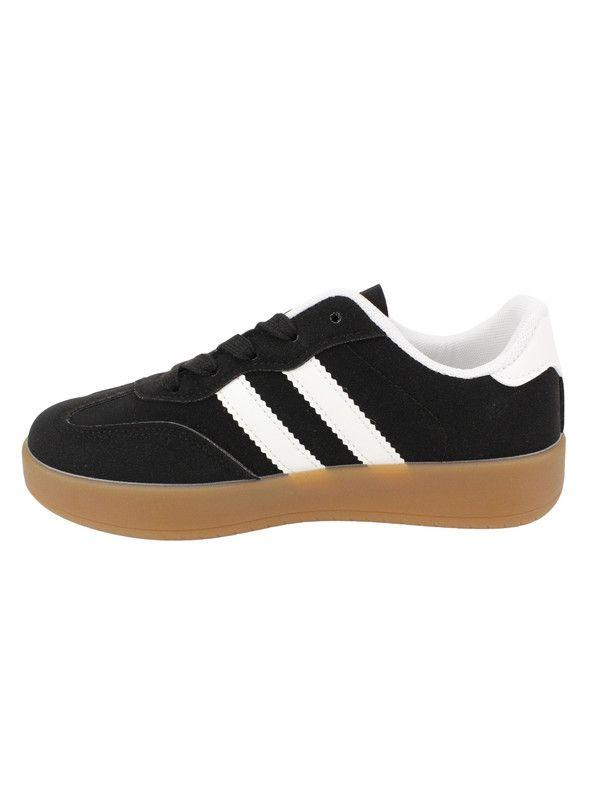 Zapatilla New Walk Retro Urbana Negra-3