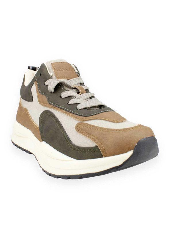 Zapatilla New Walk Bicolor Beige-1