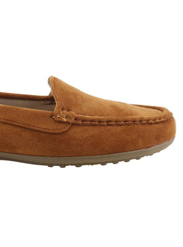 Mocasín New Walk Suede Confort Camel-3