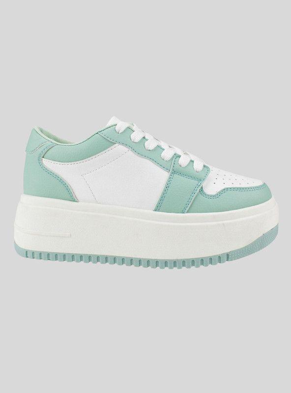 Zapatilla New Walk Turquesa Plat-0