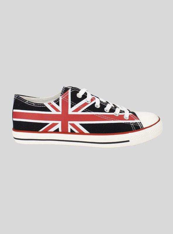 Zapatilla New Walk Inglaterra Negra-0