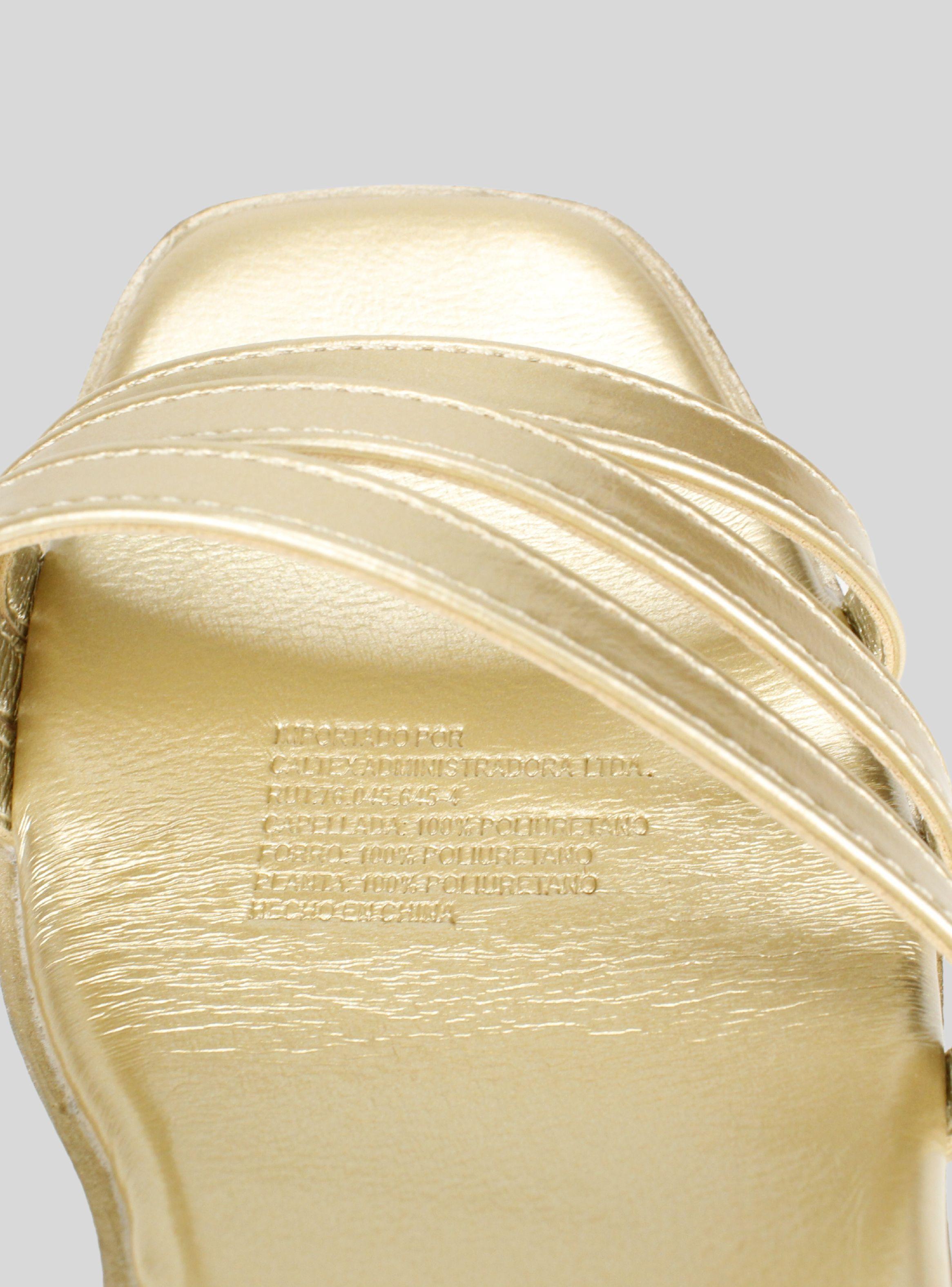 Sandalia Agua de Coco Amira Dorada-4