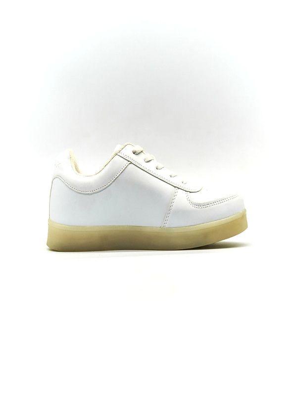 ZAPATILLA URBANA JUVENIL CON LUCES (39-44)  B632-00  | Blanco |-0