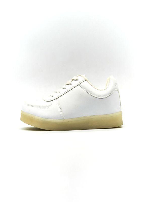 ZAPATILLA URBANA JUVENIL CON LUCES (39-44)  B632-00  | Blanco |-2