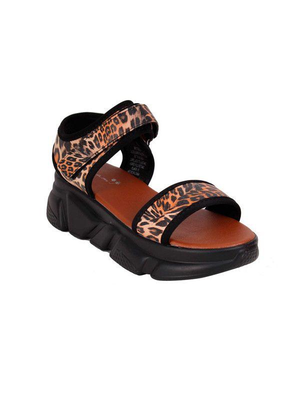 Sandalia Agua de Coco Print Black-1
