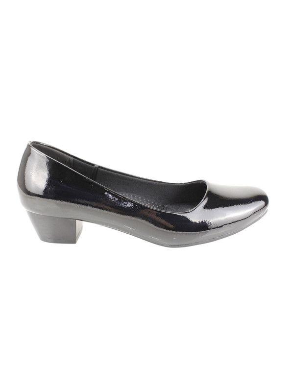 Zapato New Walk Formal Negro Brillante-0