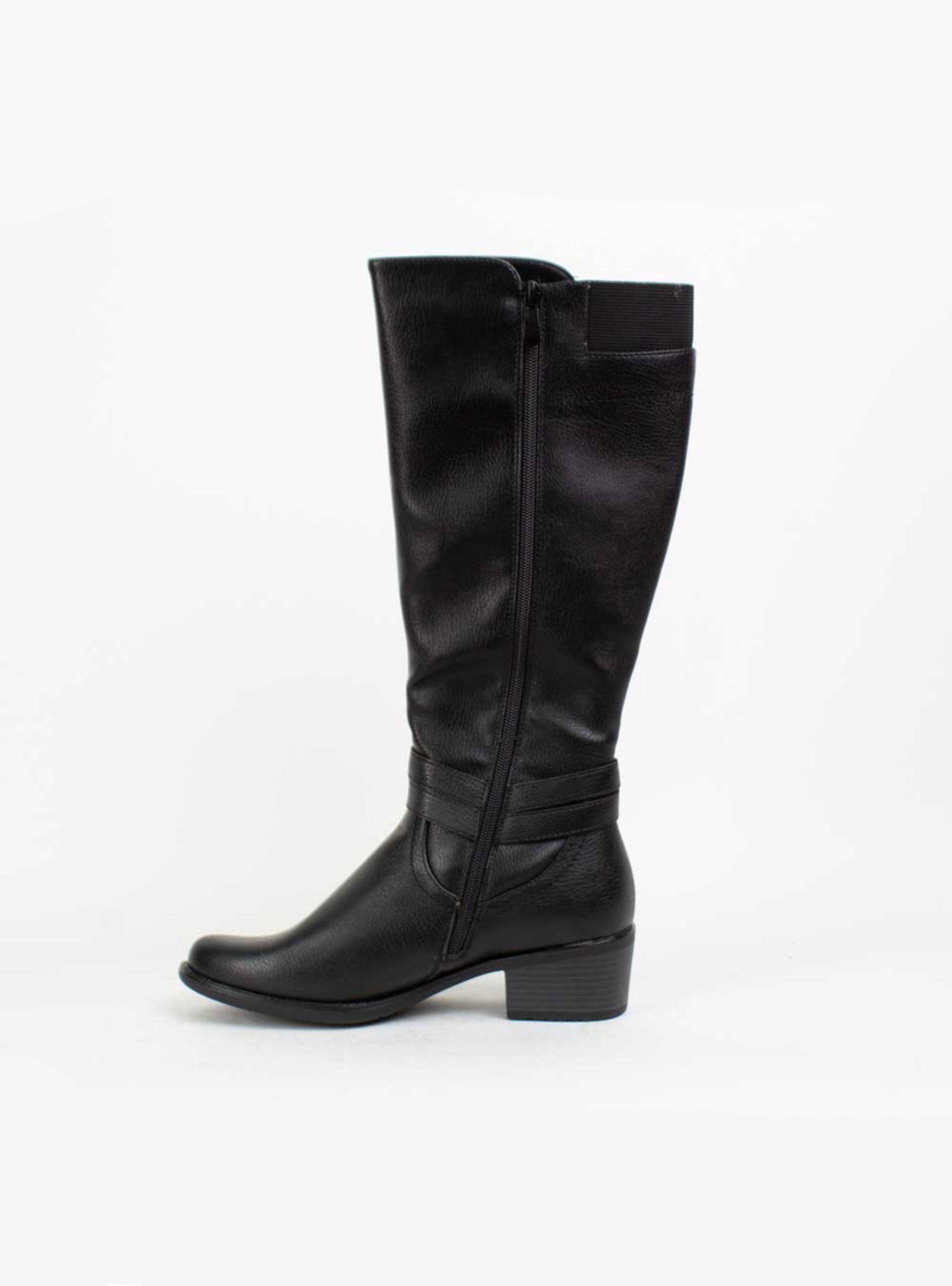 Bota New Walk Vaquera Negra-2