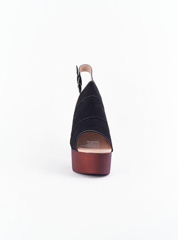 SANDALIA MUJER CASUAL NEW WALK 16252-A18-9K  | NEGRO |-2