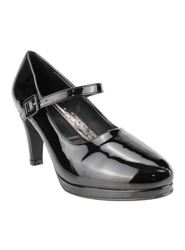 Zapato New Walk Cuequero Luisa Negro-1