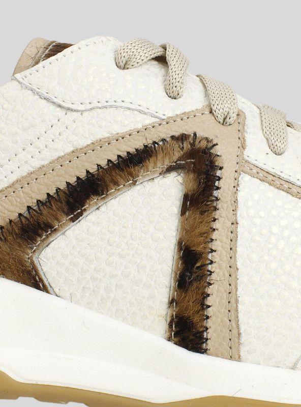 Zapatilla Exs Print Cuero Beige-3