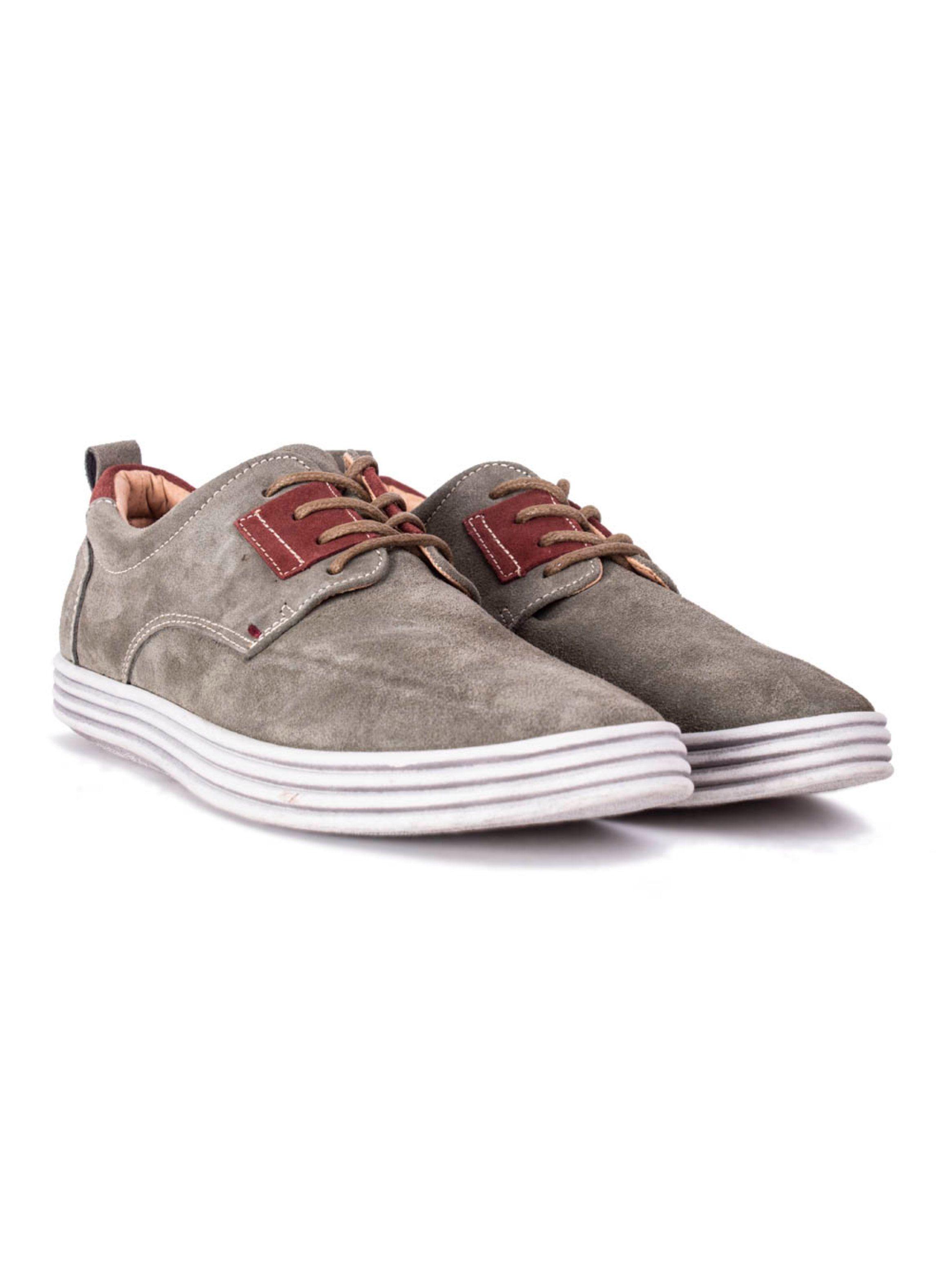 Zapato Nat Geo Khaki Cuero-3