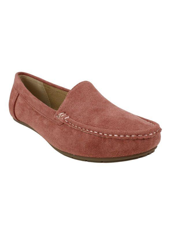Mocasín New Walk Slip On Confort Rosa-2