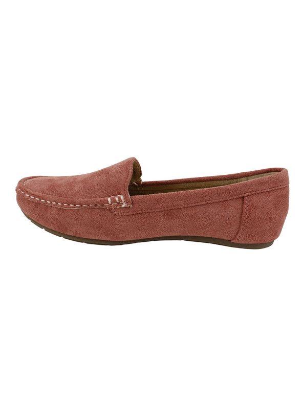 Mocasín New Walk Slip On Confort Rosa-3