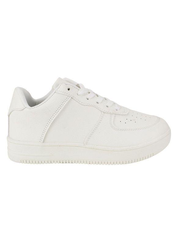 Zapatilla New Walk Escolar Puntos Blanca-0