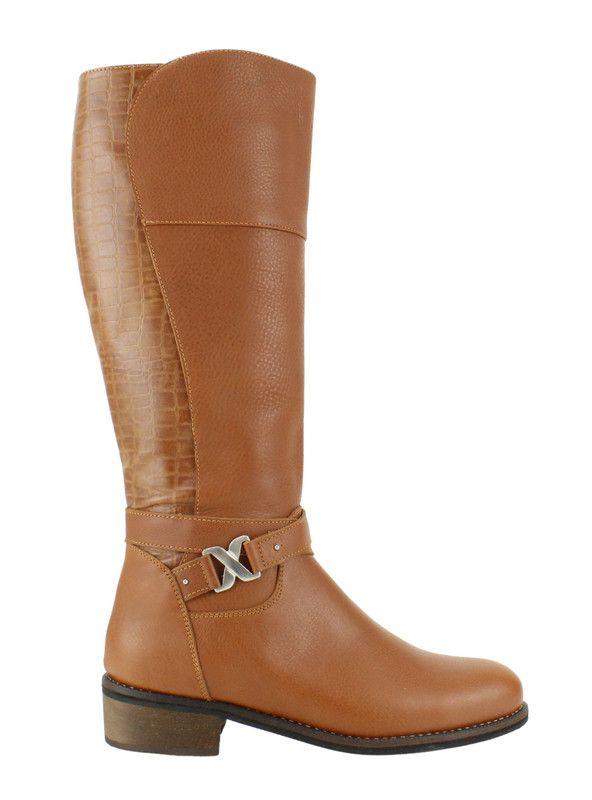 Bota Exs Cuero Larga Camel-0