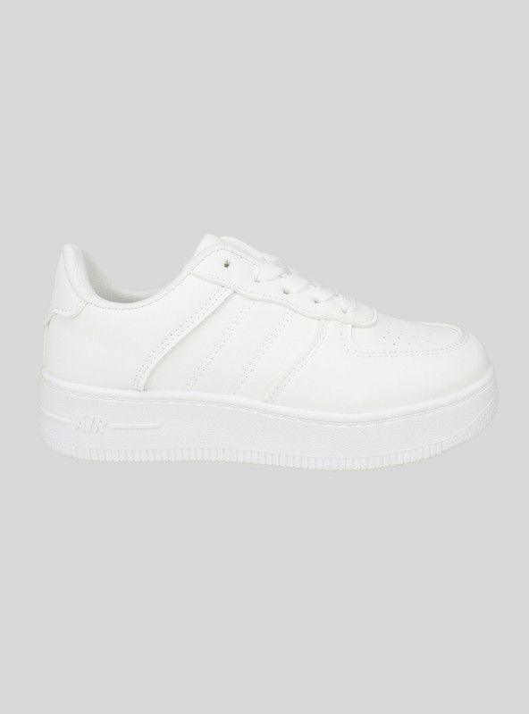 Zapatilla New Walk Escolar Blanca-0