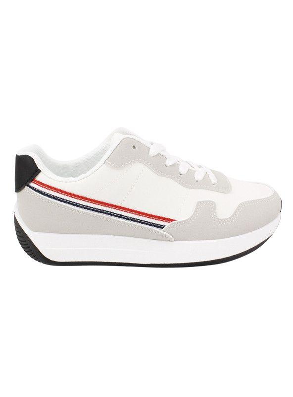 Zapatilla New Walk Street Urbana Gris Blanca-0