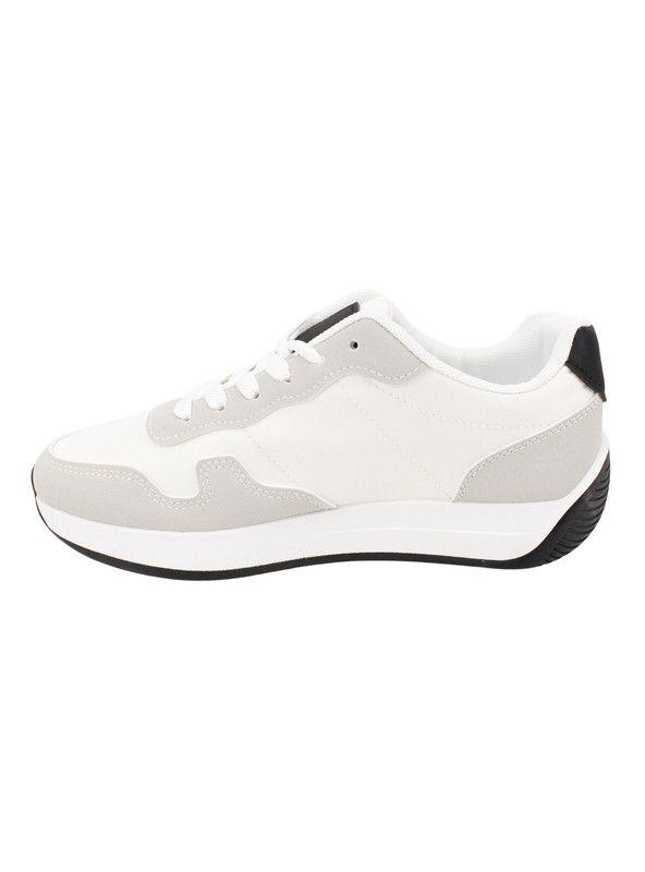 Zapatilla New Walk Street Urbana Gris Blanca-3