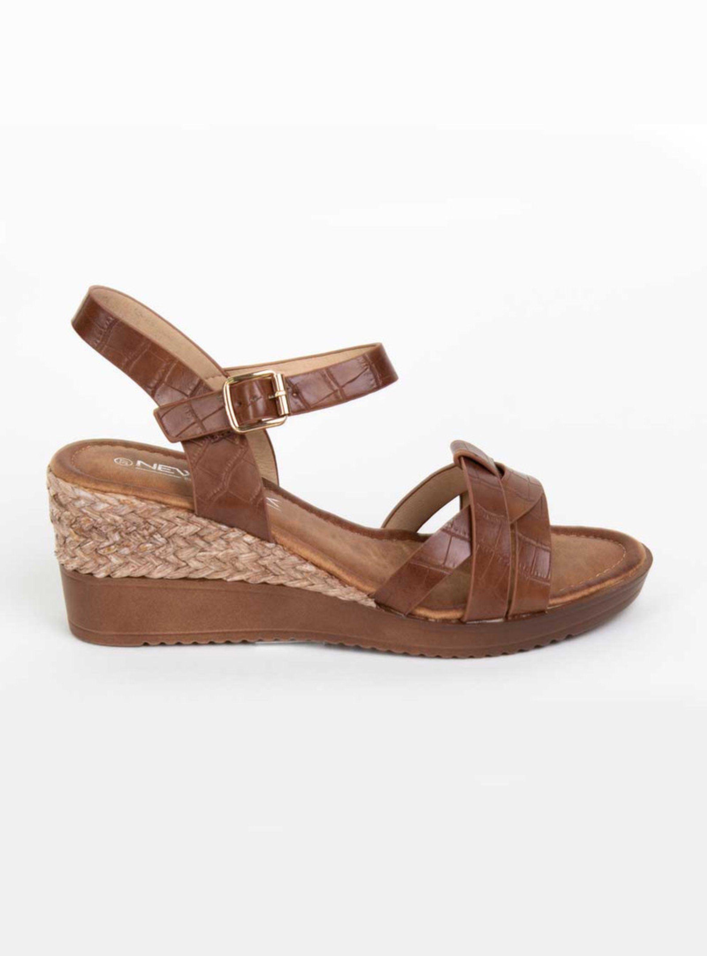 Sandalia New Walk Marrón Texturas-0
