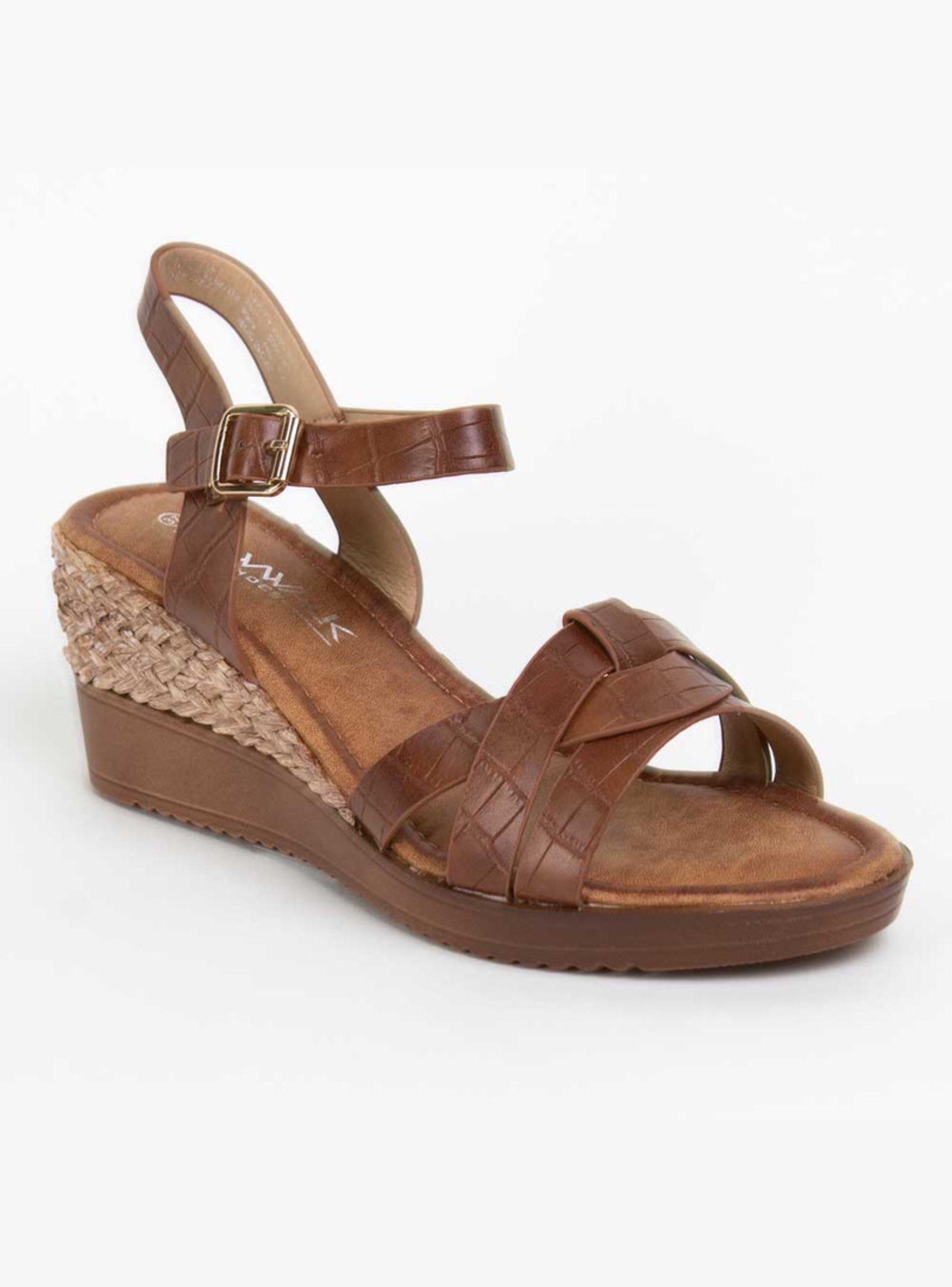 Sandalia New Walk Marrón Texturas-1