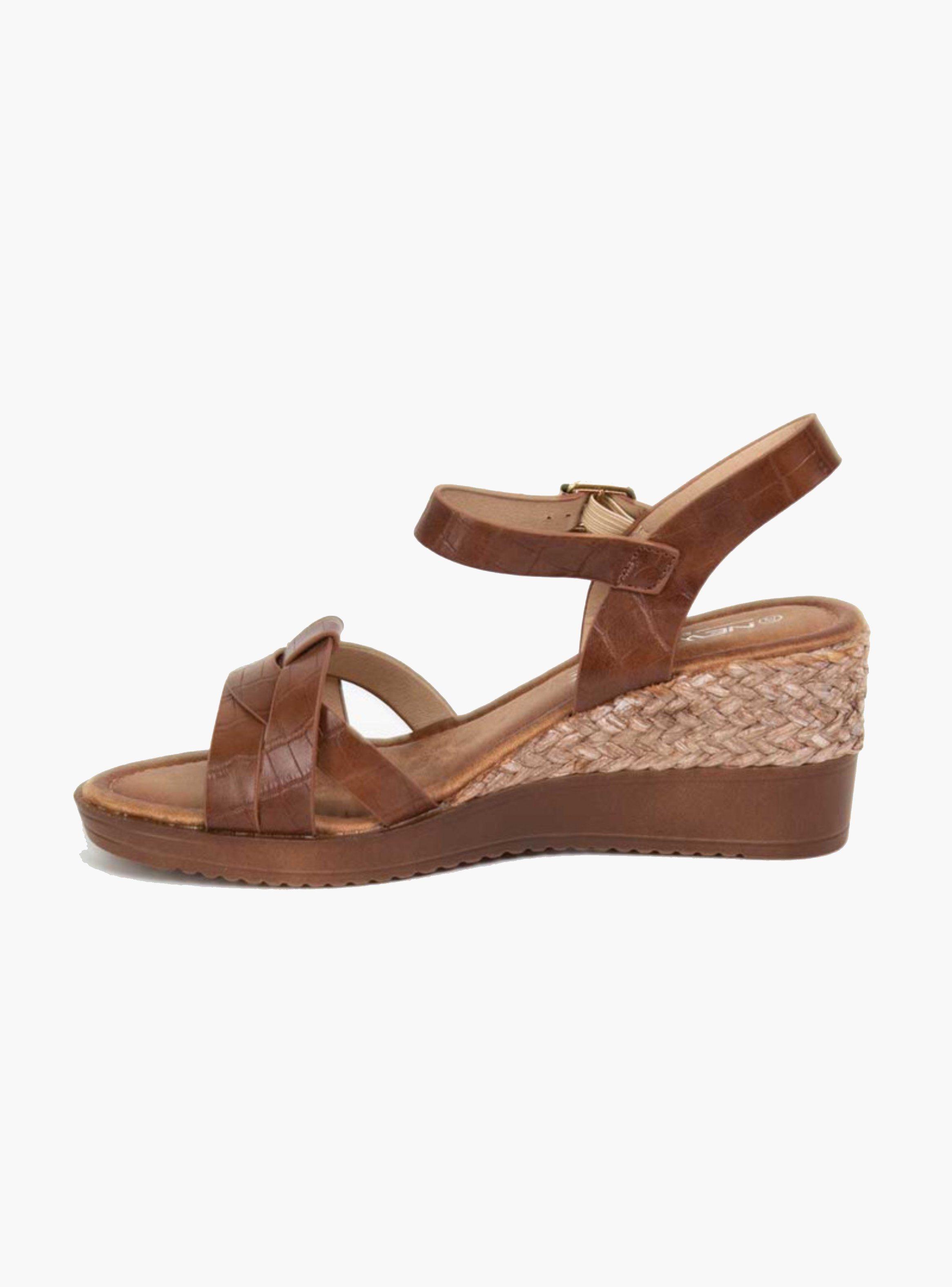 Sandalia New Walk Marrón Texturas-2