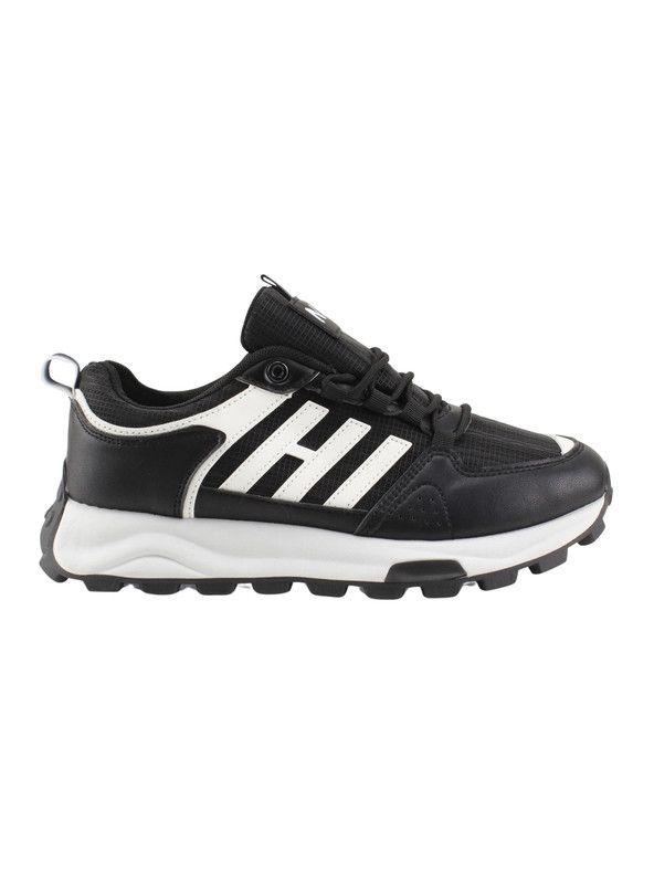Zapatillas New Walk Urbanas Blanca Negra-0