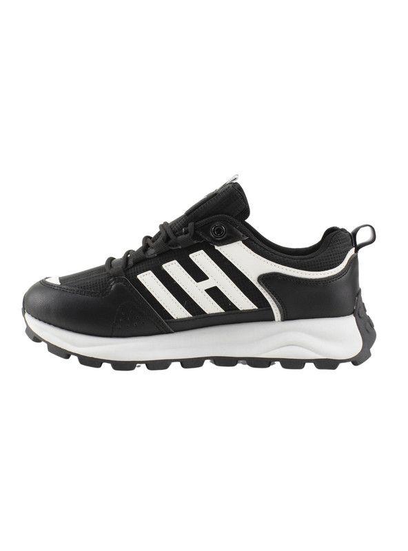 Zapatillas New Walk Urbanas Blanca Negra-2