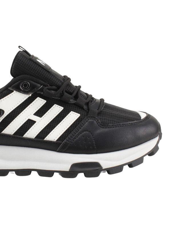 Zapatillas New Walk Urbanas Blanca Negra-3
