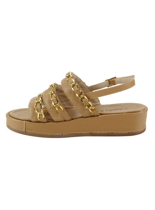 Sandalia Kanna & Co Plataforma Camel-2