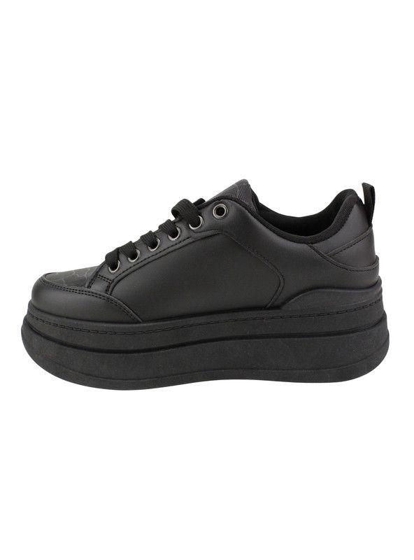 Zapatilla New Walk Plataforma Alta Negra-3