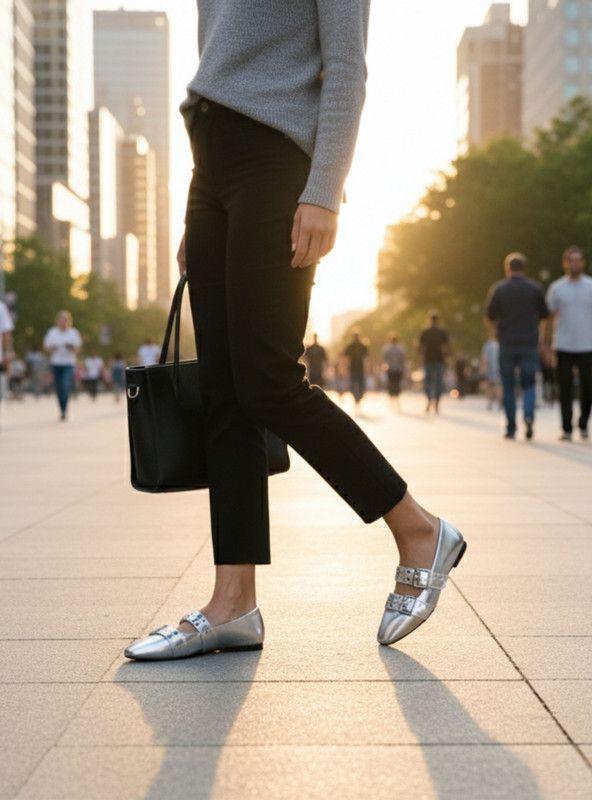 Ballerina Agua de Coco Broches Plateada-1