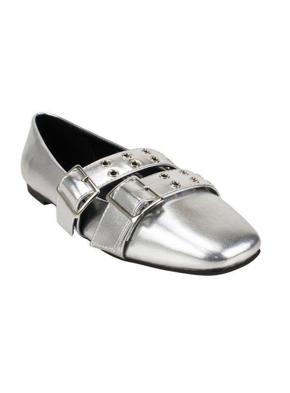 Ballerina Agua de Coco Broches Plateada-2