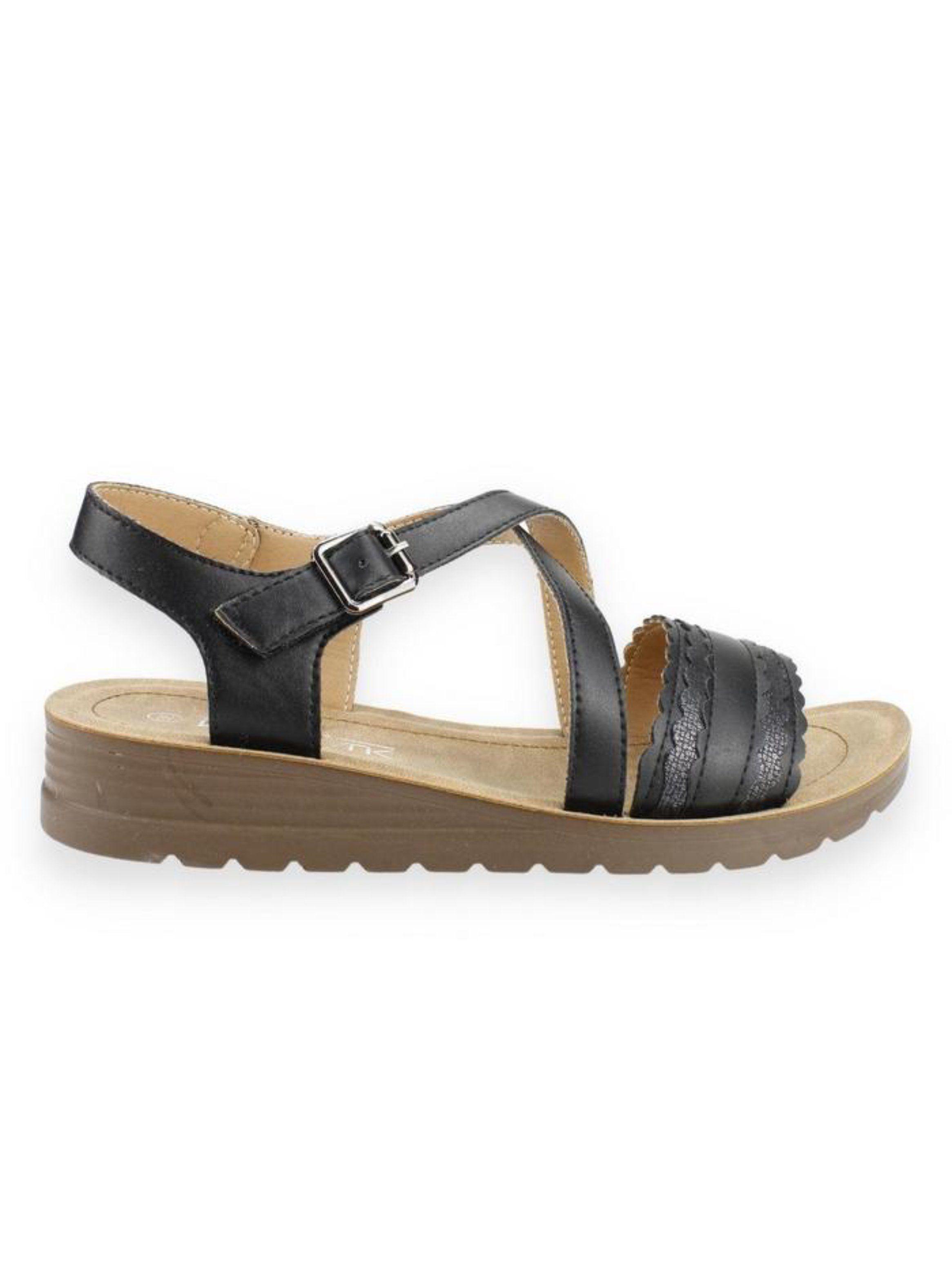 Sandalia New Walk Casual Negra-0