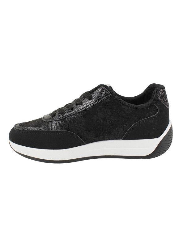 Zapatilla New Walk Stellar Plataforma Negra-2