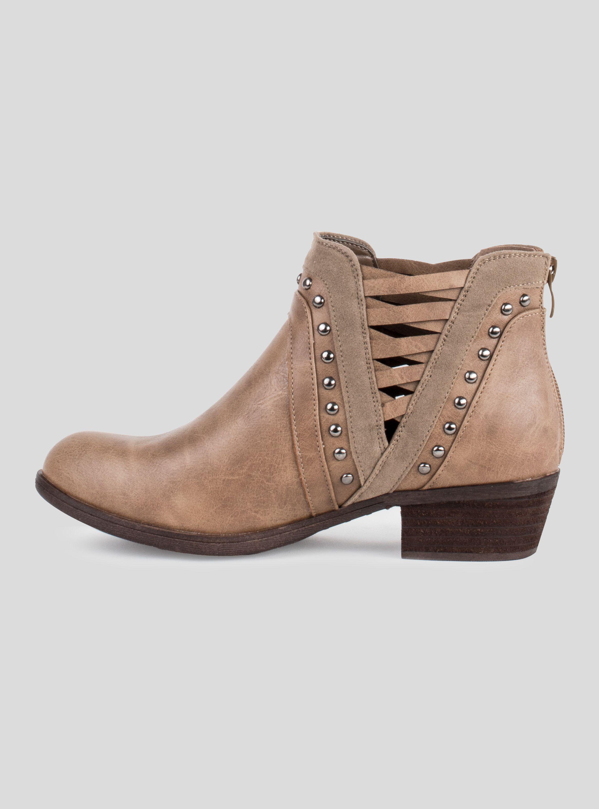 Botín New Walk Tachas khaki-2