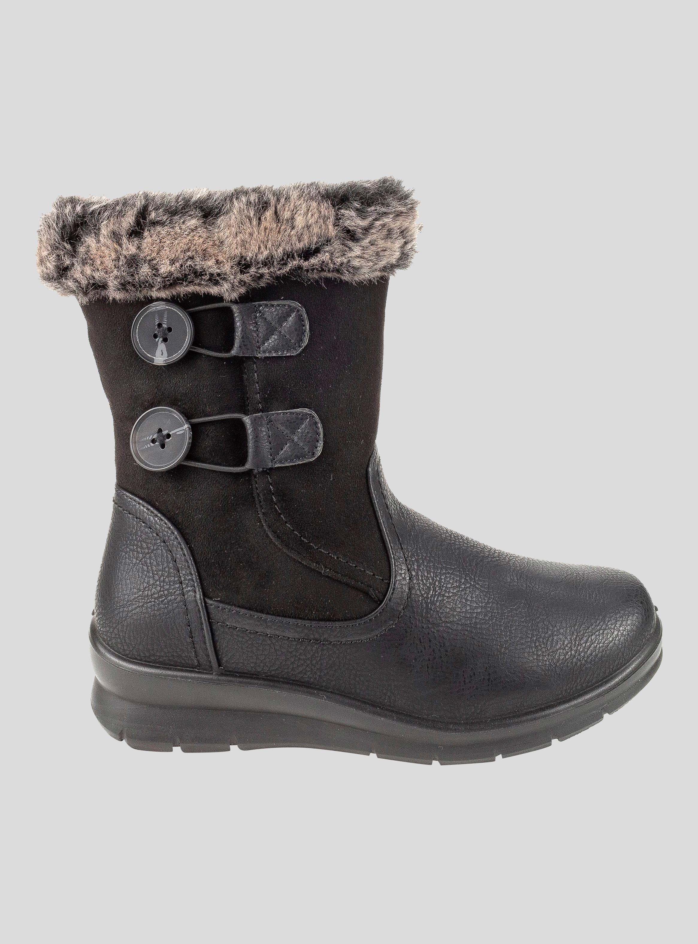 Bota Mujer Invierno New Walk Negra (CKA01-90)-0
