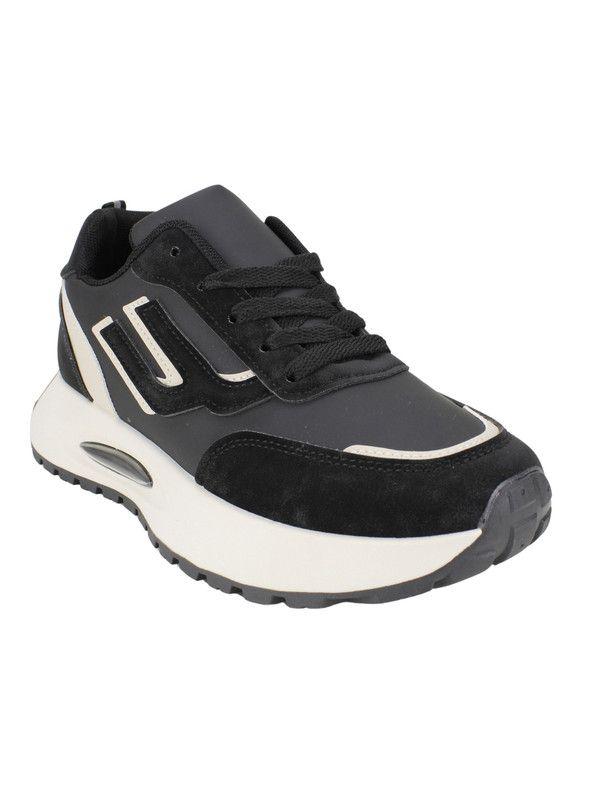 Zapatilla Agua de Coco Advay Plataforma Negra-1