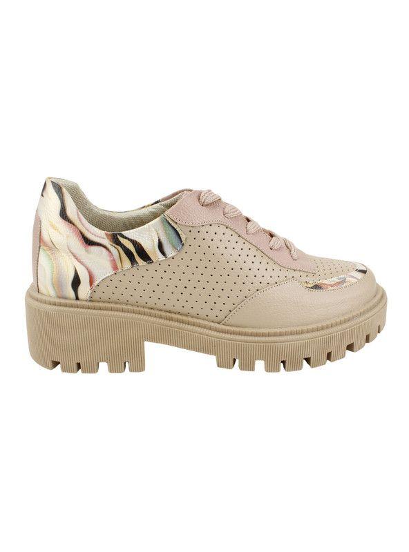 Zapato Exs Urbano Cuero Taupe-0