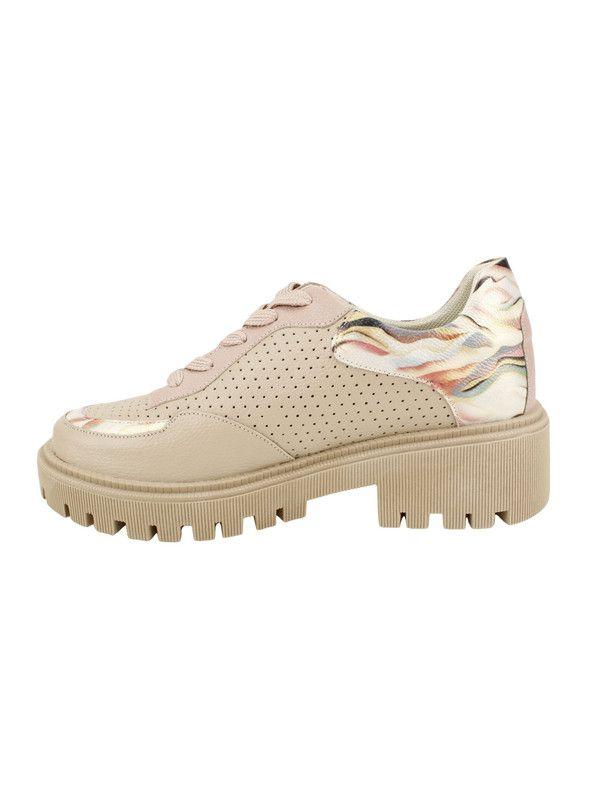 Zapato Exs Urbano Cuero Taupe-2