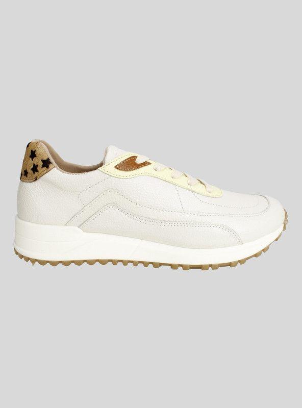 Zapatilla Exs Urbanas Cuero Beige-0