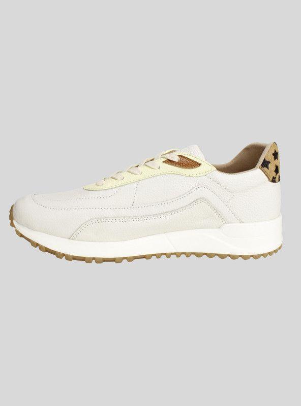 Zapatilla Exs Urbanas Cuero Beige-2