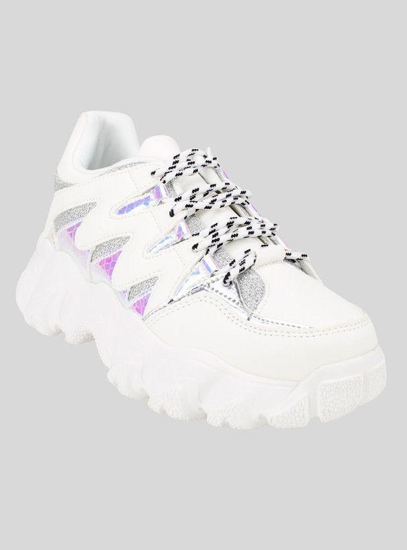 Zapatilla New Walk Chunky Plateada-1