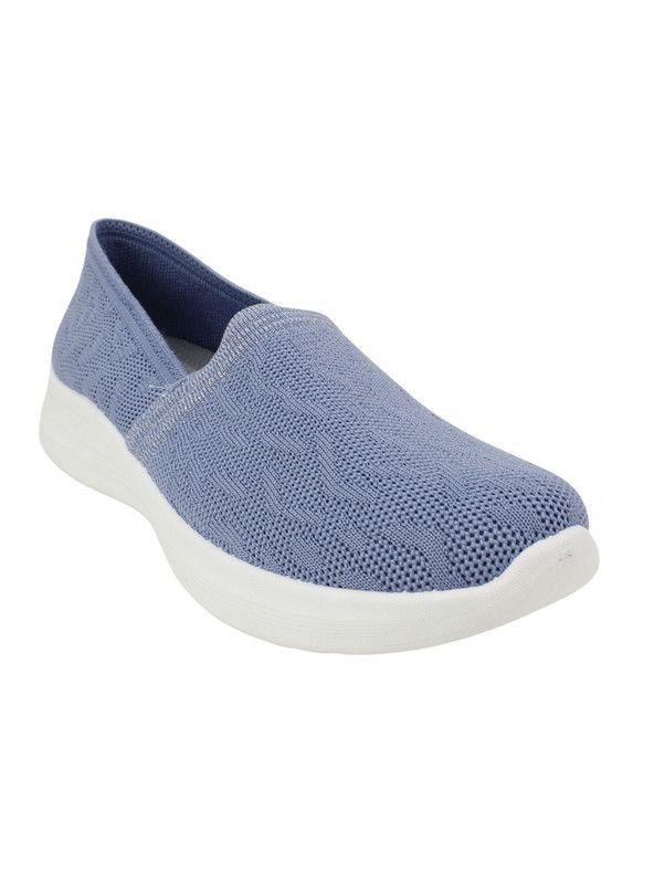 Zapatilla New Walk Transpirable Confort Celeste-2